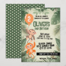 Search for monkey 2nd birthday invitations Animal