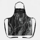 Search for black and silver aprons Glitter