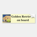 Search for golden retriever bumper stickers Funny