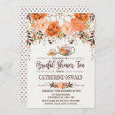 Search for autumn bridal tea party invitations Bride