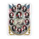 Search for jefferson rectangular magnets George washington