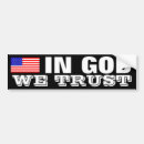 Search for in god we trust bumper stickers America