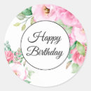 Search for happy birthday card stickers Flowers