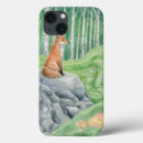 Search for watercolor fox iphone cases Red
