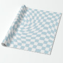 Search for light blue wrapping paper Chequered