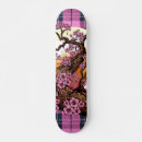 Search for pink and black skateboards Cherry blossom