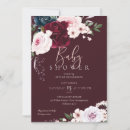 Search for navy burgundy baby shower invitations Modern