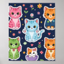 Search for cute kawaii posters Cats