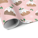 Search for christmas food wrapping paper Pudding