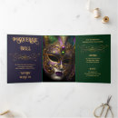 Search for purple masquerade invitations Green