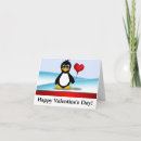 Search for cute penguin valentines day cards Red
