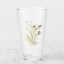 Search for polar bears beer glasses White bear