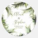 Search for palm wedding stickers Chic