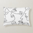 Search for abstract face drawing cushions Feminine