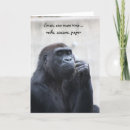 Search for funny monkey birthday cards Primate