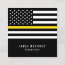 Search for dispatcher business cards Thin gold line