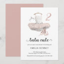 Search for tutu birthday invitations Pink