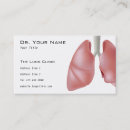 Search for lung business cards Medicine