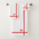 Search for red and white stripes bath towels Simple