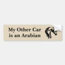 Search for arabian horse bumper stickers Equestrian