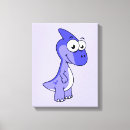 Search for cute dinosaur canvas prints Playful
