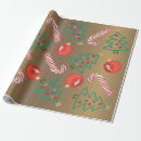 Search for primitive christmas wrapping paper Candy canes
