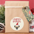 Search for pug cartoon stickers Dogs