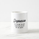 Search for depresso mugs Depression