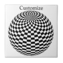 Search for black and white checker 4x4 tiles Abstract