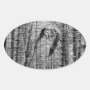 Search for black and white owl stickers Wildlife