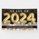 Search for pink graduation banners Class of 2024