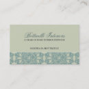 Search for baroque business cards Victorian