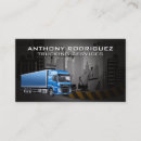 Search for 18 wheeler business cards Logistics