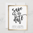 Search for gold border save the dates Typography