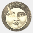 Search for man in the moon stickers Vintage