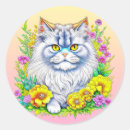 Search for persian cat stickers Pink