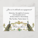 Search for peacock engagement party invitations Bird