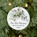 Search for berries christmas tree decorations First christmas married