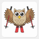 Search for slalom stickers Skier