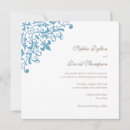 Search for blue fleur invitations Elegant
