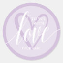 Search for lavender love stickers Heart