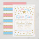 Search for gold glitter gender reveal invitations Baby shower