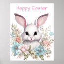 Search for bunny happy easter posters Watercolor