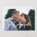 Search for engagement announcement cards Script