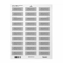 Search for dove return address labels Modern