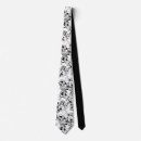 Search for black white skull ties Roses