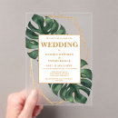 Search for monstera leaves wedding invitations Palm