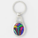 Search for digital art keychain key rings Black