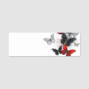 Search for butterfly name tags Black