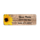 Search for sun flower return address labels Yellow